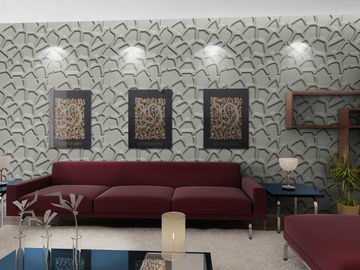Adatti la carta da parati del salone di arte 3D della parete, pannello di parete moderno 3D per il fondo del sofà