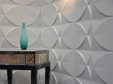 3D su misura ha strutturato la carta di parete della decorazione dell'hotel di nozze dei pannelli di parete