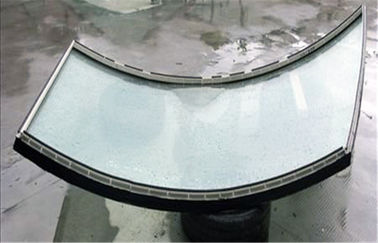 Vetro temperato isolato curvo architettonico 19mm con la struttura di alluminio