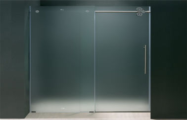 Pannelli di vetro decorativi modellati sabbiati per la recinzione della doccia