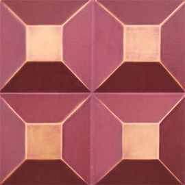 Decorazione interna murala del pannello di parete del cuoio del fondo 3D per l'ufficio