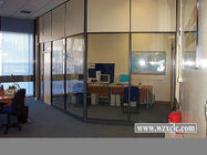Modular Office partizioni con alluminio famoso, satinato / vetro temperato, pareti Stud